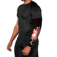 Hawaii Makahiki Kanaka Maoli Arm Sleeves Red Hibiscus Floral Vibes LT05 - Polynesian Pride