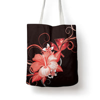 Hawaii Makahiki Kanaka Maoli Tote Bag Red Hibiscus Floral Vibes LT05 - Polynesian Pride