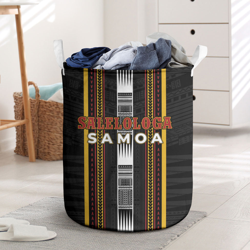 Salelologa Samoa Laundry Basket Samoan Tribal Pattern
