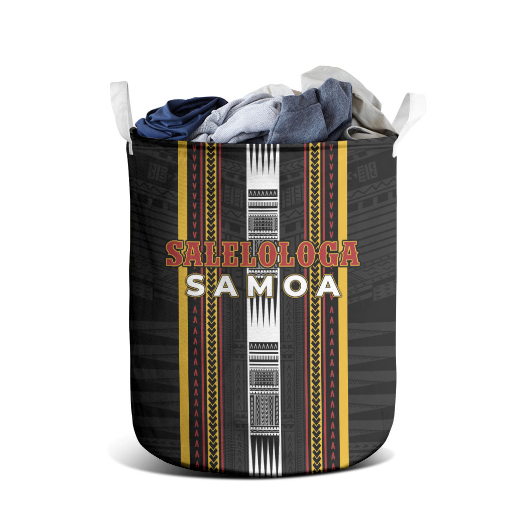 Salelologa Samoa Laundry Basket Samoan Tribal Pattern