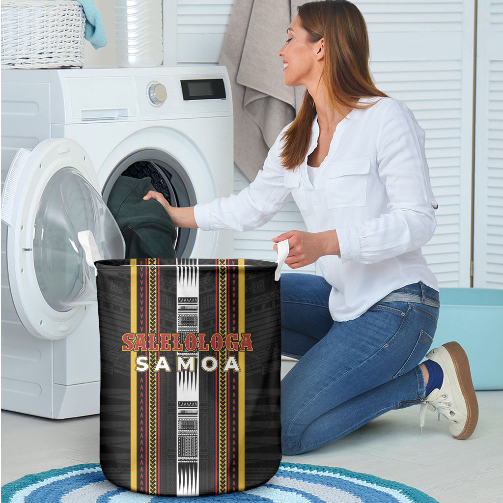 Salelologa Samoa Laundry Basket Samoan Tribal Pattern