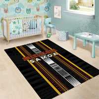Salelologa Samoa Area Rug Samoan Tribal Pattern