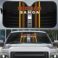 Salelologa Samoa Auto Sun Shade Samoan Tribal Pattern