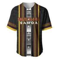 Personalised Salelologa Samoa Baseball Jersey Samoan Tribal Pattern