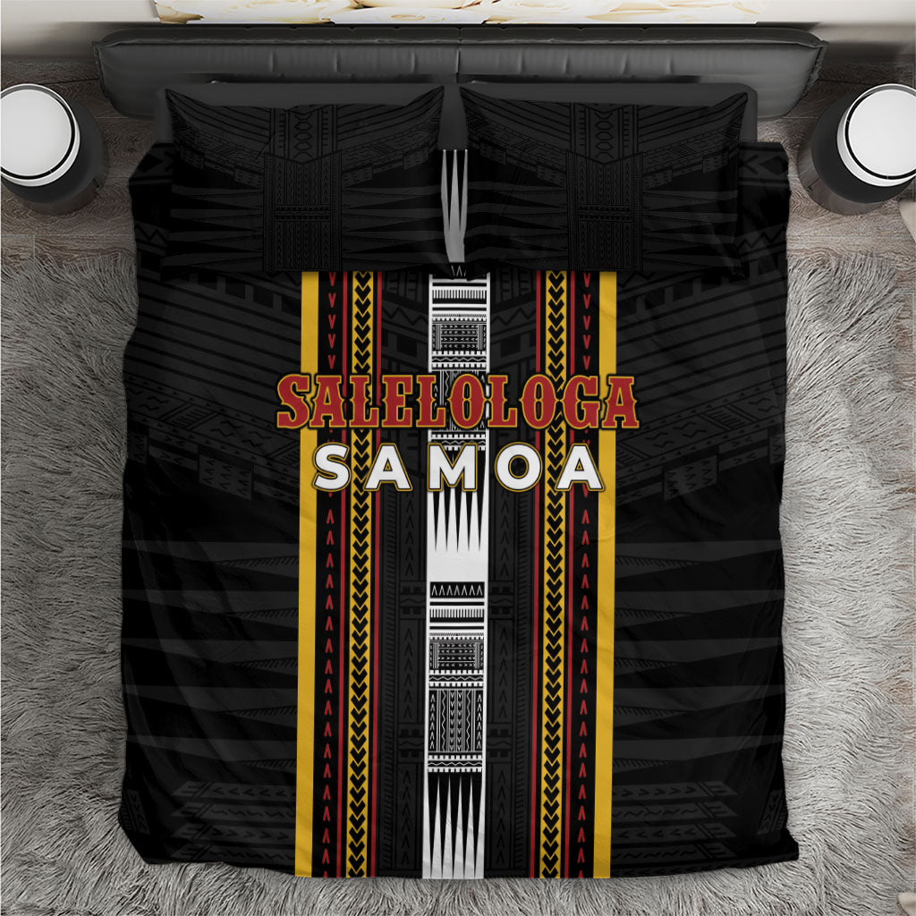 Salelologa Samoa Bedding Set Samoan Tribal Pattern