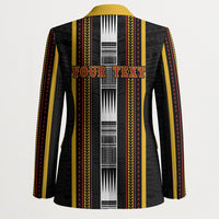 Personalised Salelologa Samoa Blazer Samoan Tribal Pattern
