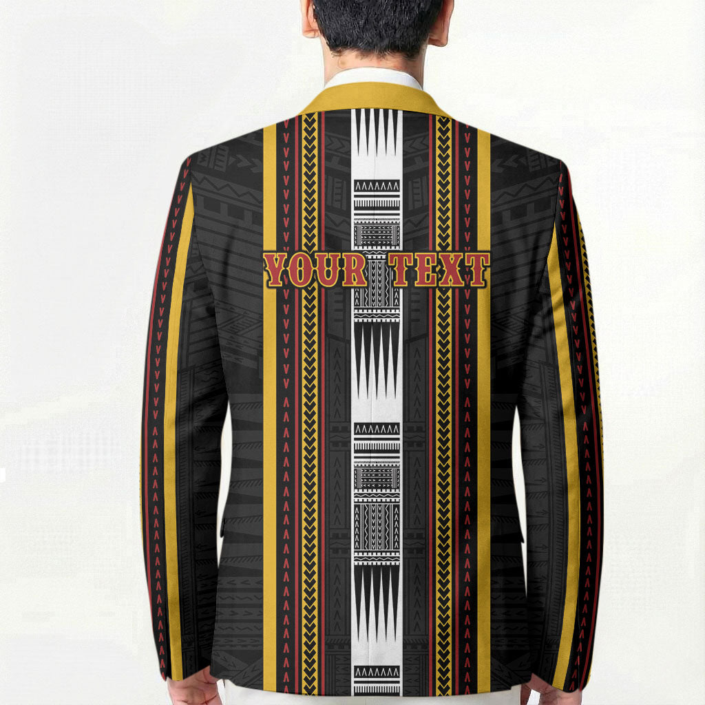 Personalised Salelologa Samoa Blazer Samoan Tribal Pattern