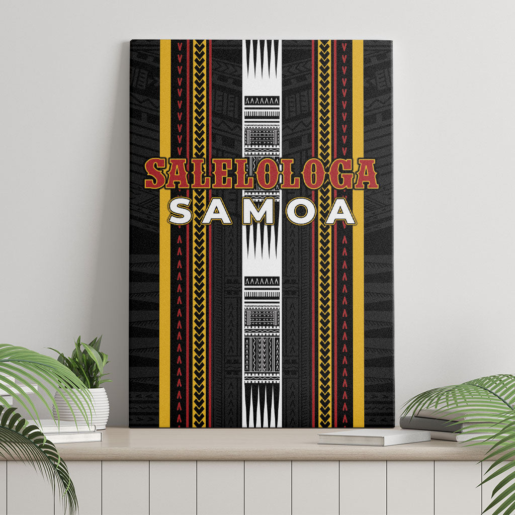Salelologa Samoa Canvas Wall Art Samoan Tribal Pattern LT05 - Polynesian Pride