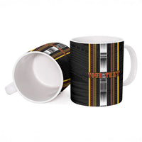 Personalised Salelologa Samoa Ceramic Mug Samoan Tribal Pattern