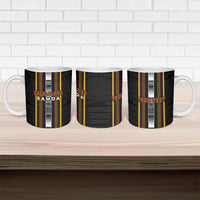 Personalised Salelologa Samoa Ceramic Mug Samoan Tribal Pattern