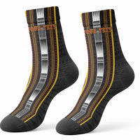 Personalised Salelologa Samoa Crew Socks Samoan Tribal Pattern LT05 - Polynesian Pride