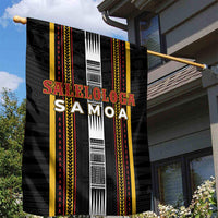 Salelologa Samoa Garden Flag Samoan Tribal Pattern