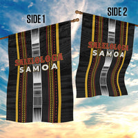 Salelologa Samoa Garden Flag Samoan Tribal Pattern