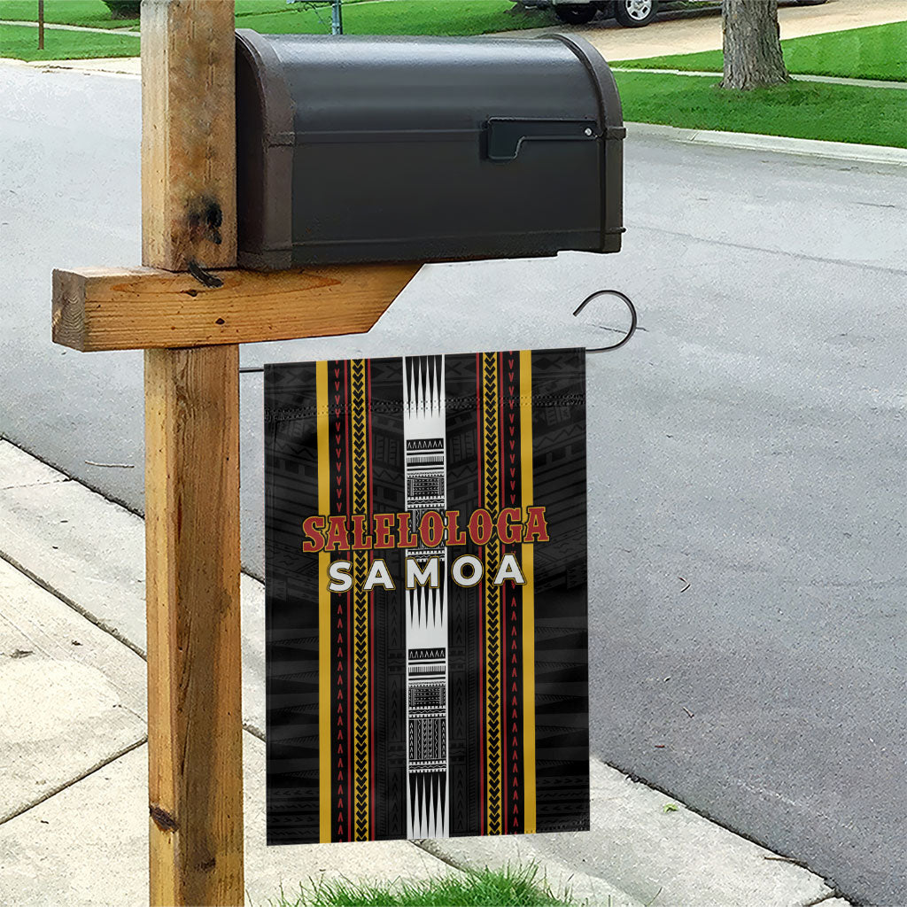 Salelologa Samoa Garden Flag Samoan Tribal Pattern