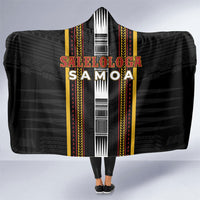 Salelologa Samoa Hooded Blanket Samoan Tribal Pattern