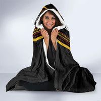 Salelologa Samoa Hooded Blanket Samoan Tribal Pattern