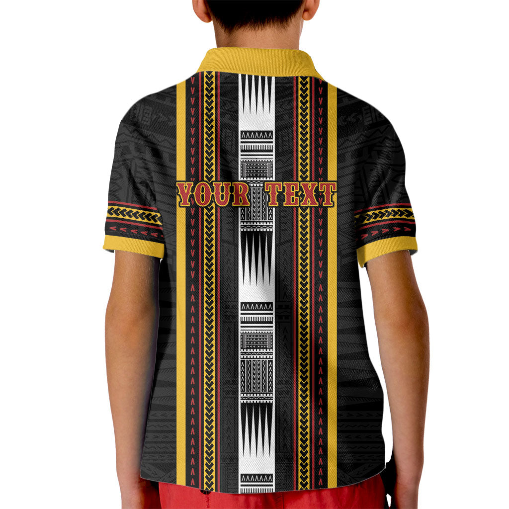 Personalised Salelologa Samoa Kid Polo Shirt Samoan Tribal Pattern