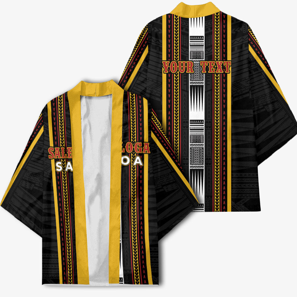 Personalised Salelologa Samoa Kimono Samoan Tribal Pattern