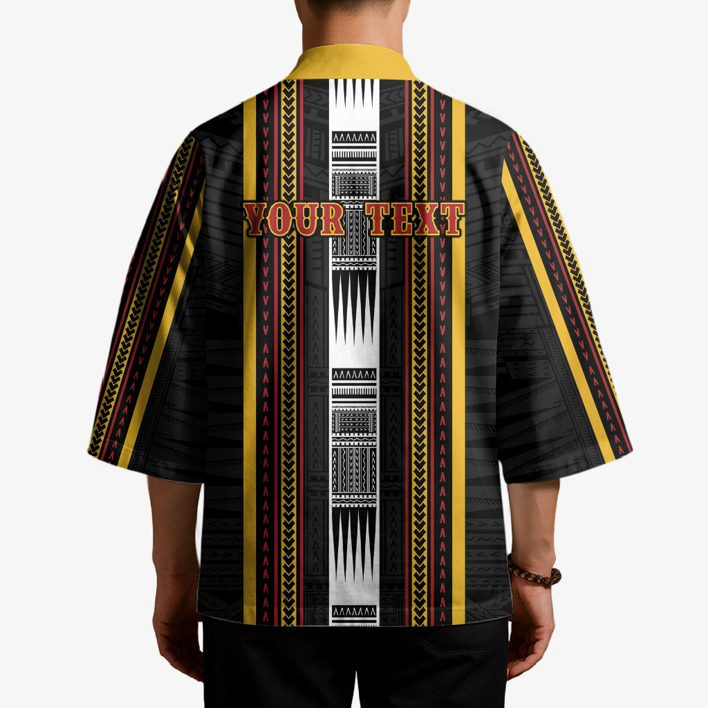 Personalised Salelologa Samoa Kimono Samoan Tribal Pattern