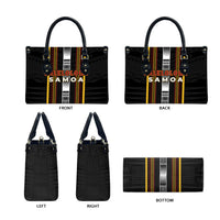 Salelologa Samoa Leather Bag Samoan Tribal Pattern