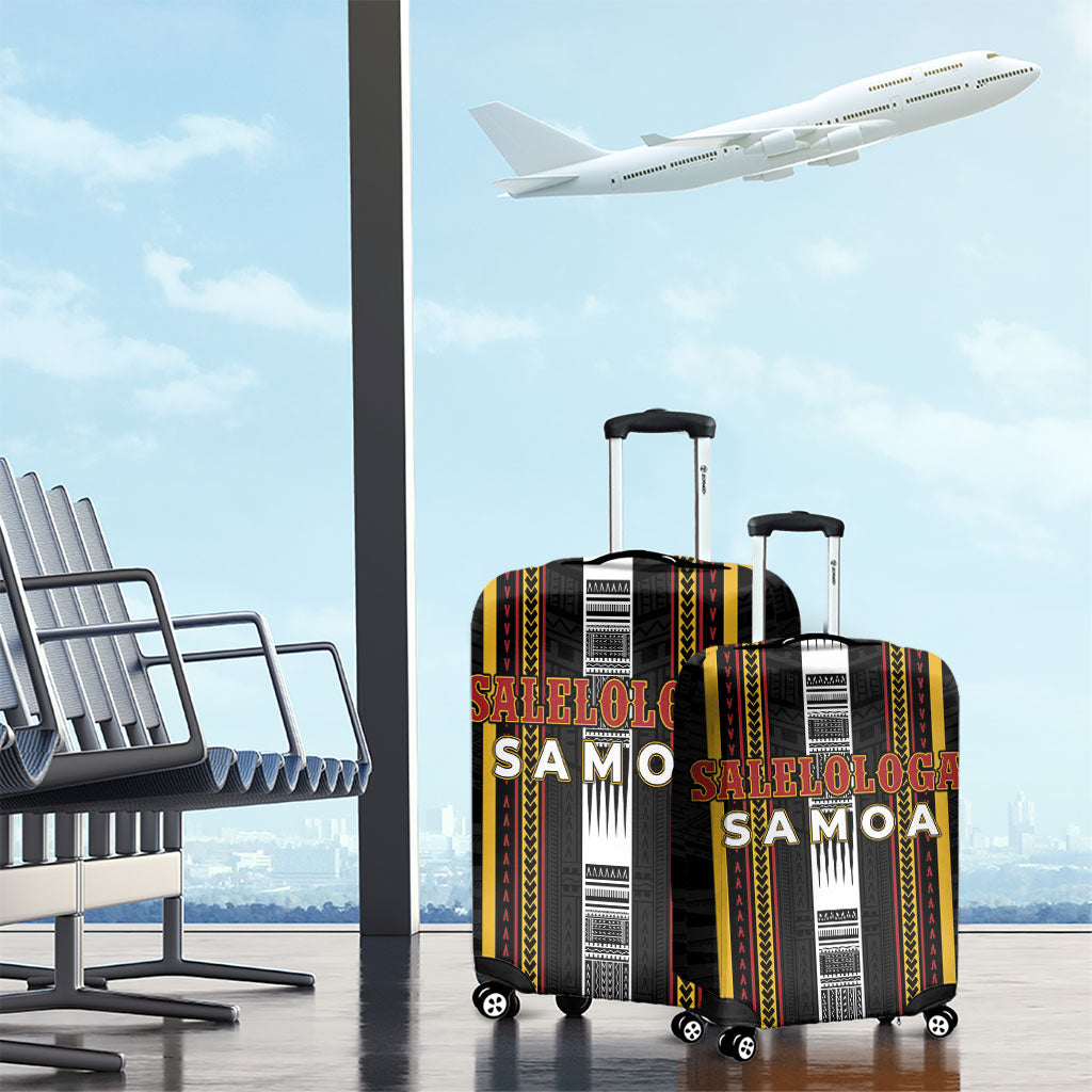 Salelologa Samoa Luggage Cover Samoan Tribal Pattern