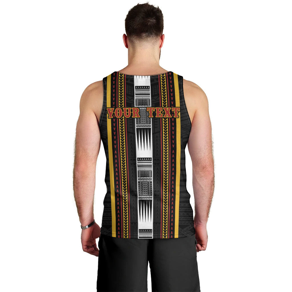 Personalised Salelologa Samoa Men Tank Top Samoan Tribal Pattern
