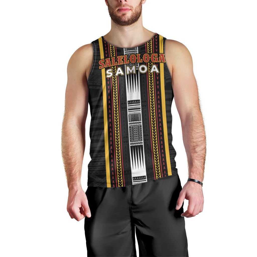 Personalised Salelologa Samoa Men Tank Top Samoan Tribal Pattern