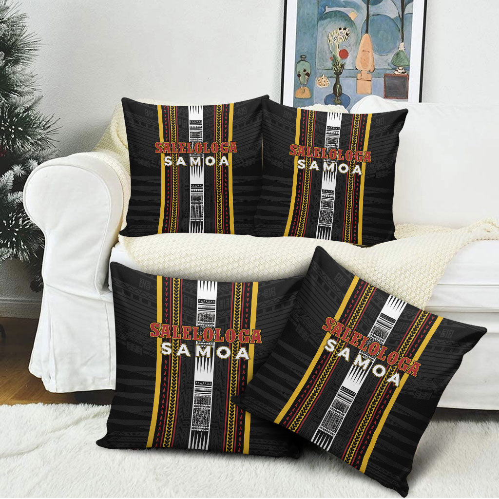 Salelologa Samoa Pillow Cover Samoan Tribal Pattern