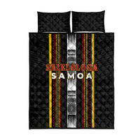 Salelologa Samoa Quilt Bed Set Samoan Tribal Pattern