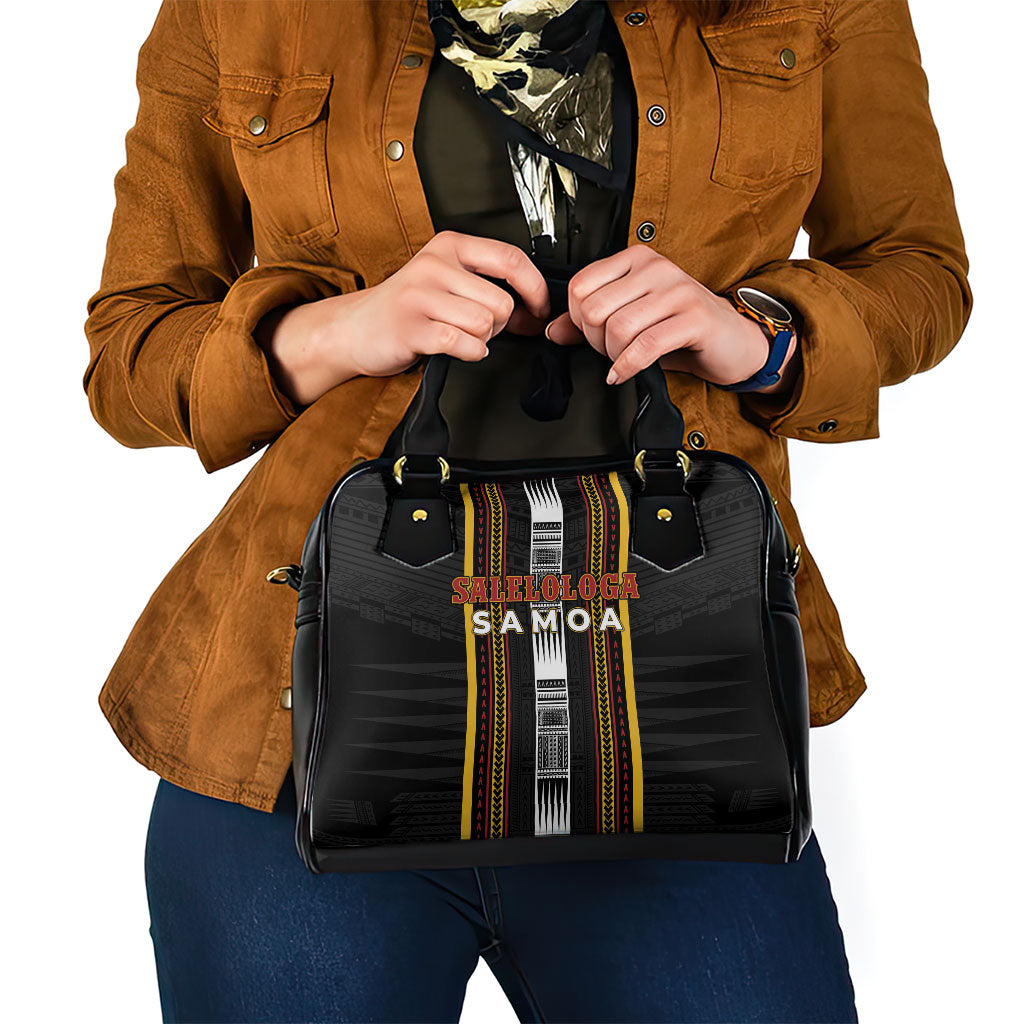 Salelologa Samoa Shoulder Handbag Samoan Tribal Pattern