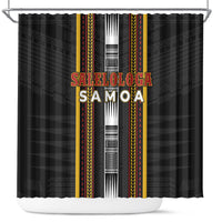Salelologa Samoa Shower Curtain Samoan Tribal Pattern
