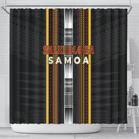 Salelologa Samoa Shower Curtain Samoan Tribal Pattern