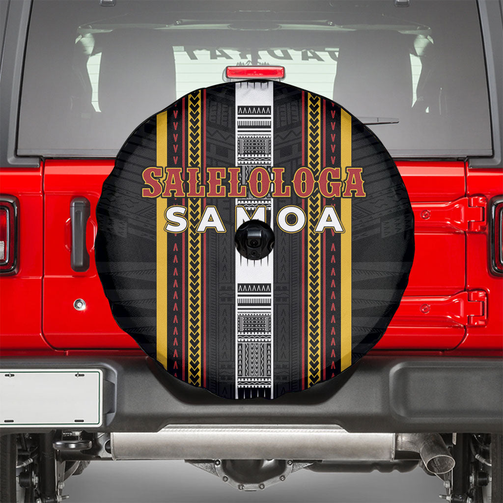 Salelologa Samoa Spare Tire Cover Samoan Tribal Pattern