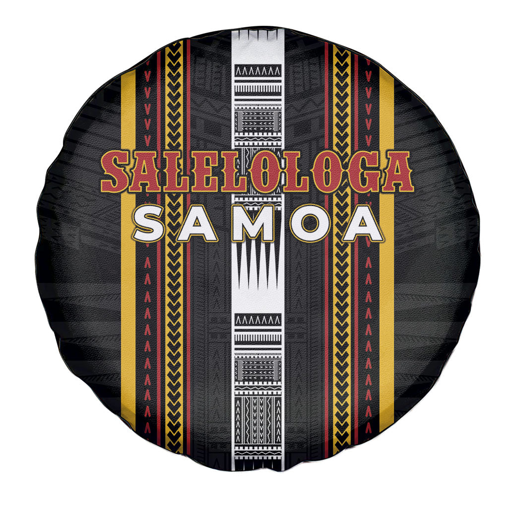 Salelologa Samoa Spare Tire Cover Samoan Tribal Pattern