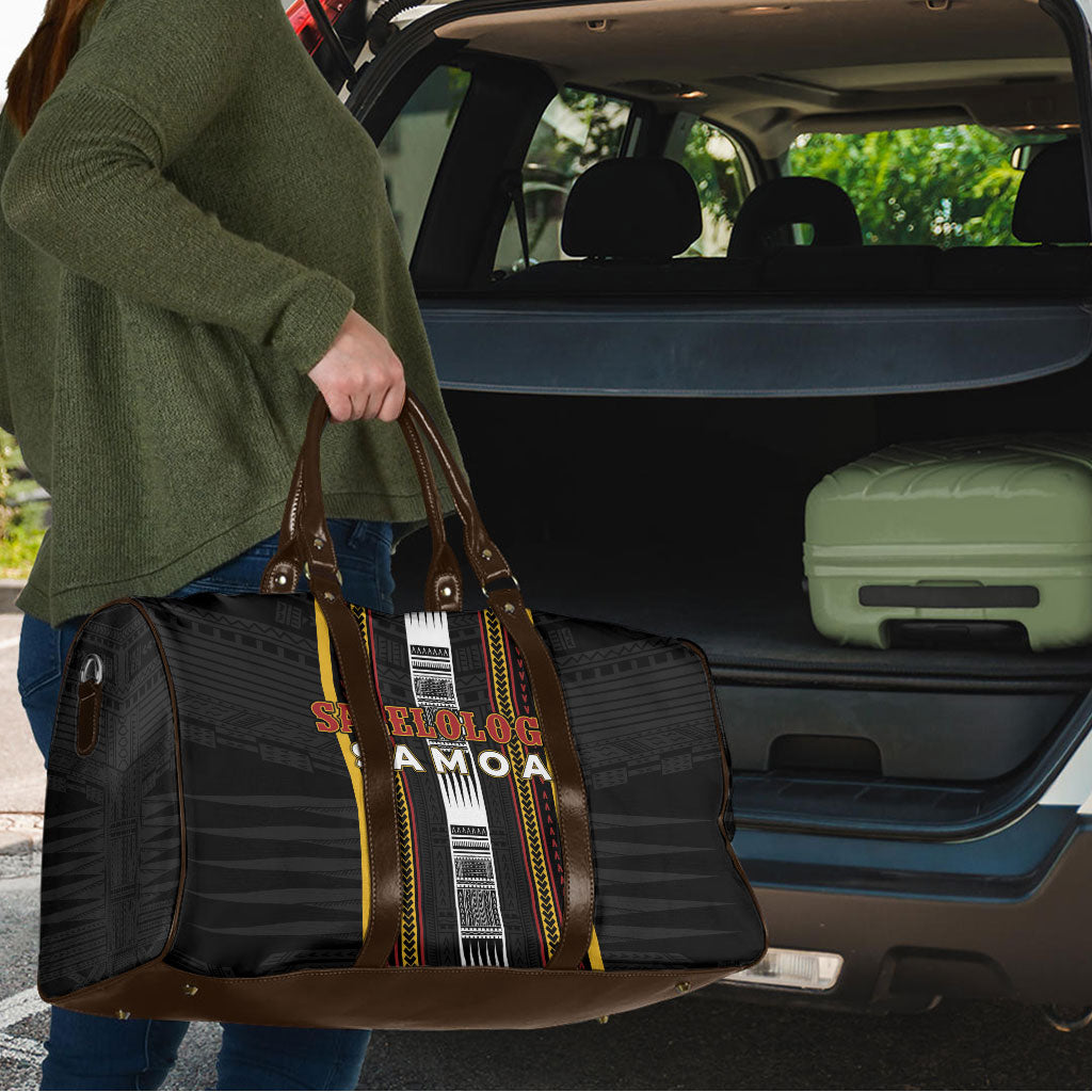 Salelologa Samoa Travel Bag Samoan Tribal Pattern