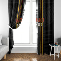 Salelologa Samoa Window Curtain Samoan Tribal Pattern