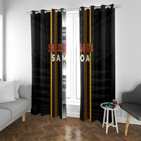 Salelologa Samoa Window Curtain Samoan Tribal Pattern