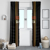 Salelologa Samoa Window Curtain Samoan Tribal Pattern