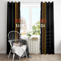 Salelologa Samoa Window Curtain Samoan Tribal Pattern