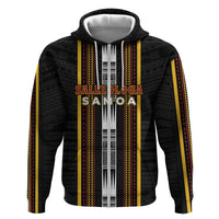 Personalised Salelologa Samoa Zip Hoodie Samoan Tribal Pattern