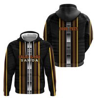 Personalised Salelologa Samoa Zip Hoodie Samoan Tribal Pattern
