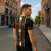 Personalised Salelologa Samoa Zipper Polo Shirt Samoan Tribal Pattern