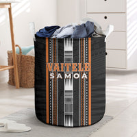 Vaitele Samoa Laundry Basket Samoan Tribal Pattern