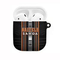 Vaitele Samoa AirPods Case Samoan Tribal Pattern LT05 Orange - Polynesian Pride