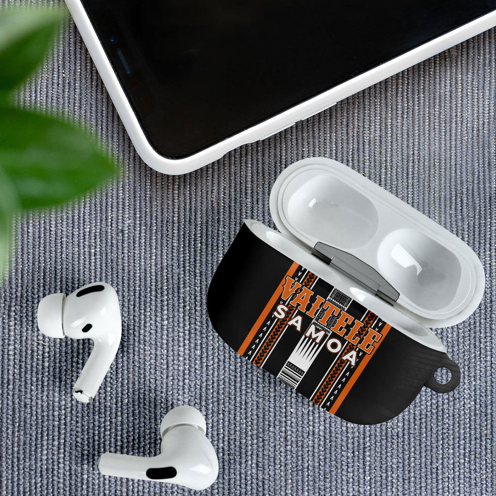 Vaitele Samoa AirPods Case Samoan Tribal Pattern LT05 - Polynesian Pride
