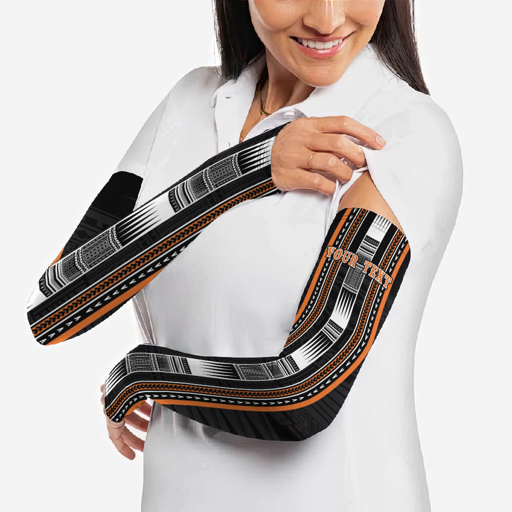 Personalised Vaitele Samoa Arm Sleeves Samoan Tribal Pattern LT05 - Polynesian Pride