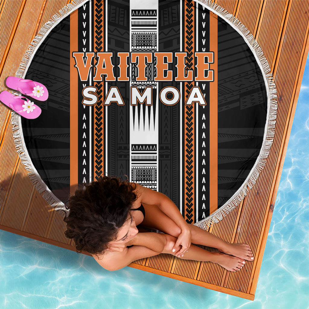 Vaitele Samoa Beach Blanket Samoan Tribal Pattern LT05 - Polynesian Pride