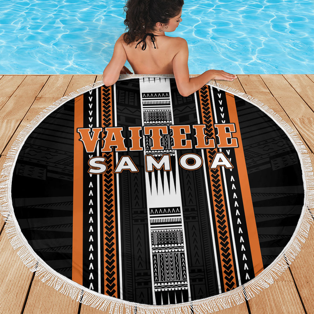 Vaitele Samoa Beach Blanket Samoan Tribal Pattern LT05 - Polynesian Pride