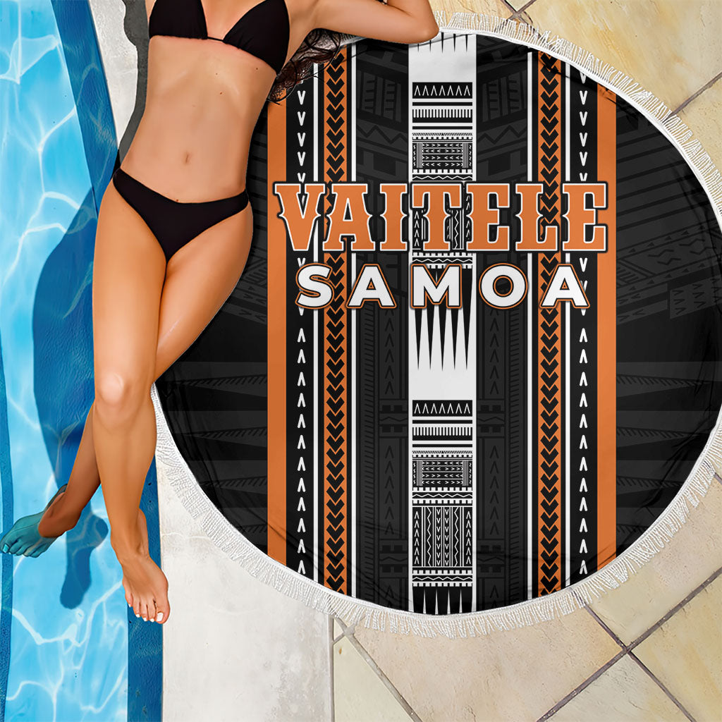 Vaitele Samoa Beach Blanket Samoan Tribal Pattern LT05 - Polynesian Pride