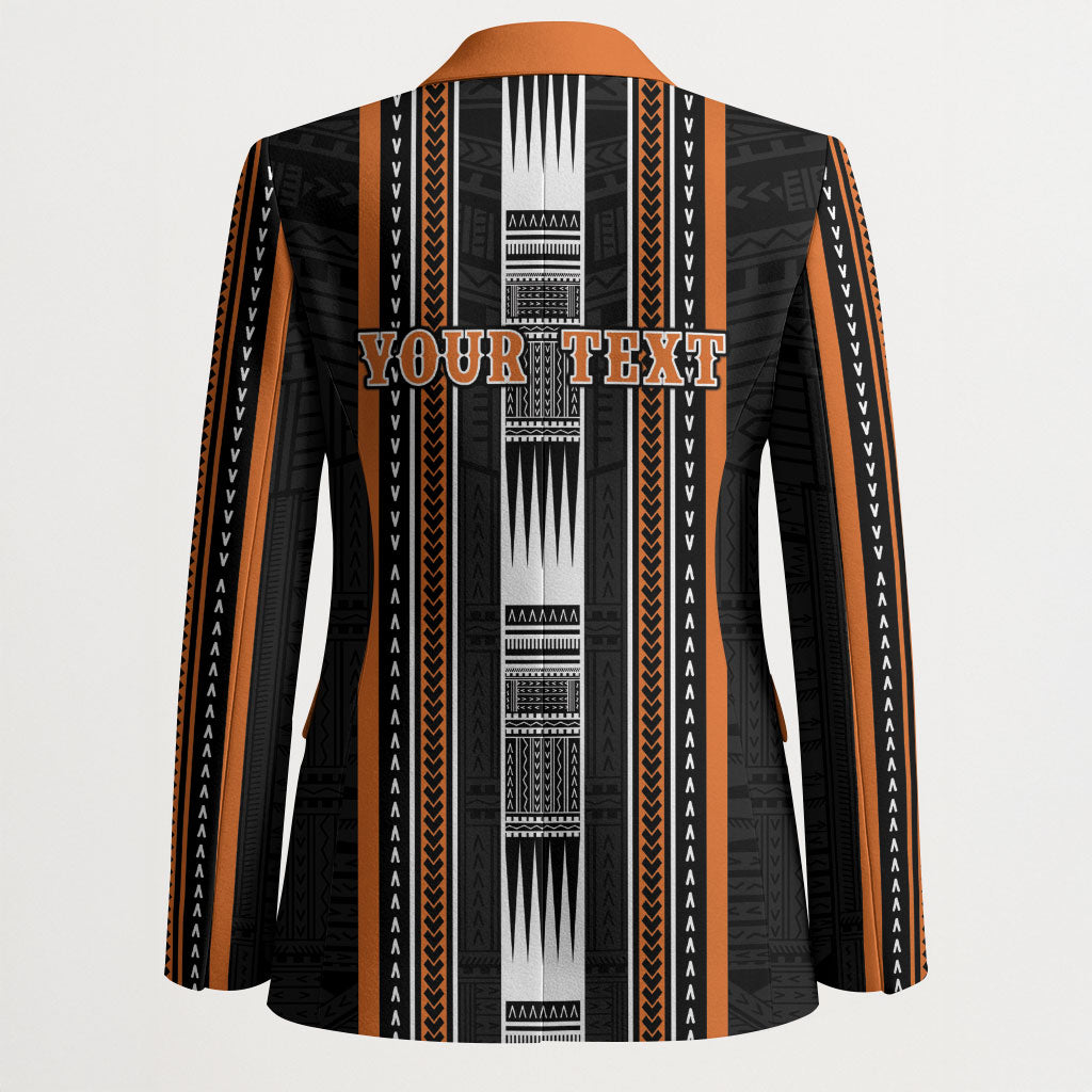 Personalised Vaitele Samoa Blazer Samoan Tribal Pattern LT05 - Polynesian Pride